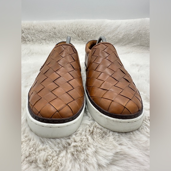 Allen Edmonds Mens Alpha Woven Lugg Brown Leather White Sole‎ Shoe Size 9 - Picture 4 of 10